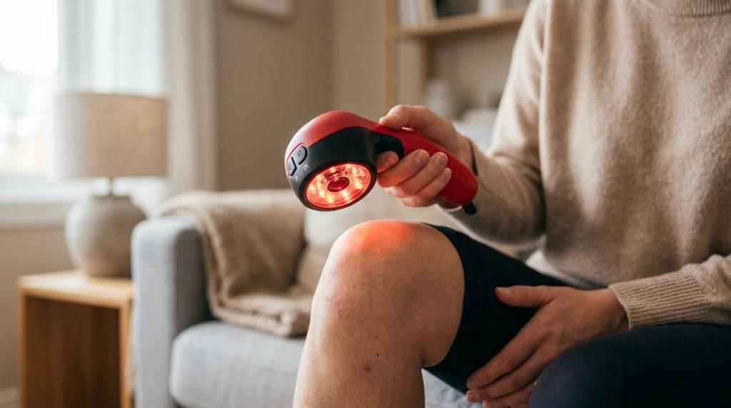 Infrarød laser (LLLT) til knæ- og ledsmerter: sådan kan du støtte restitution hjemme