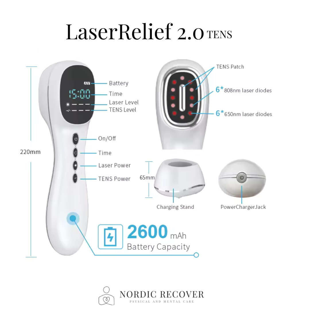 LaserRelief Pro 2.0 TENS & UltraEase Pro Bundle