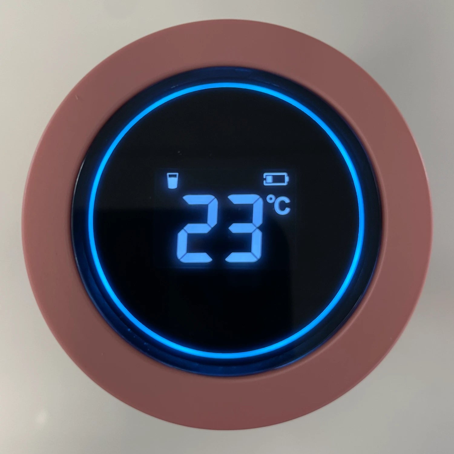 Selvrensende drikkeflaske med drikkealarm, Dush rosa